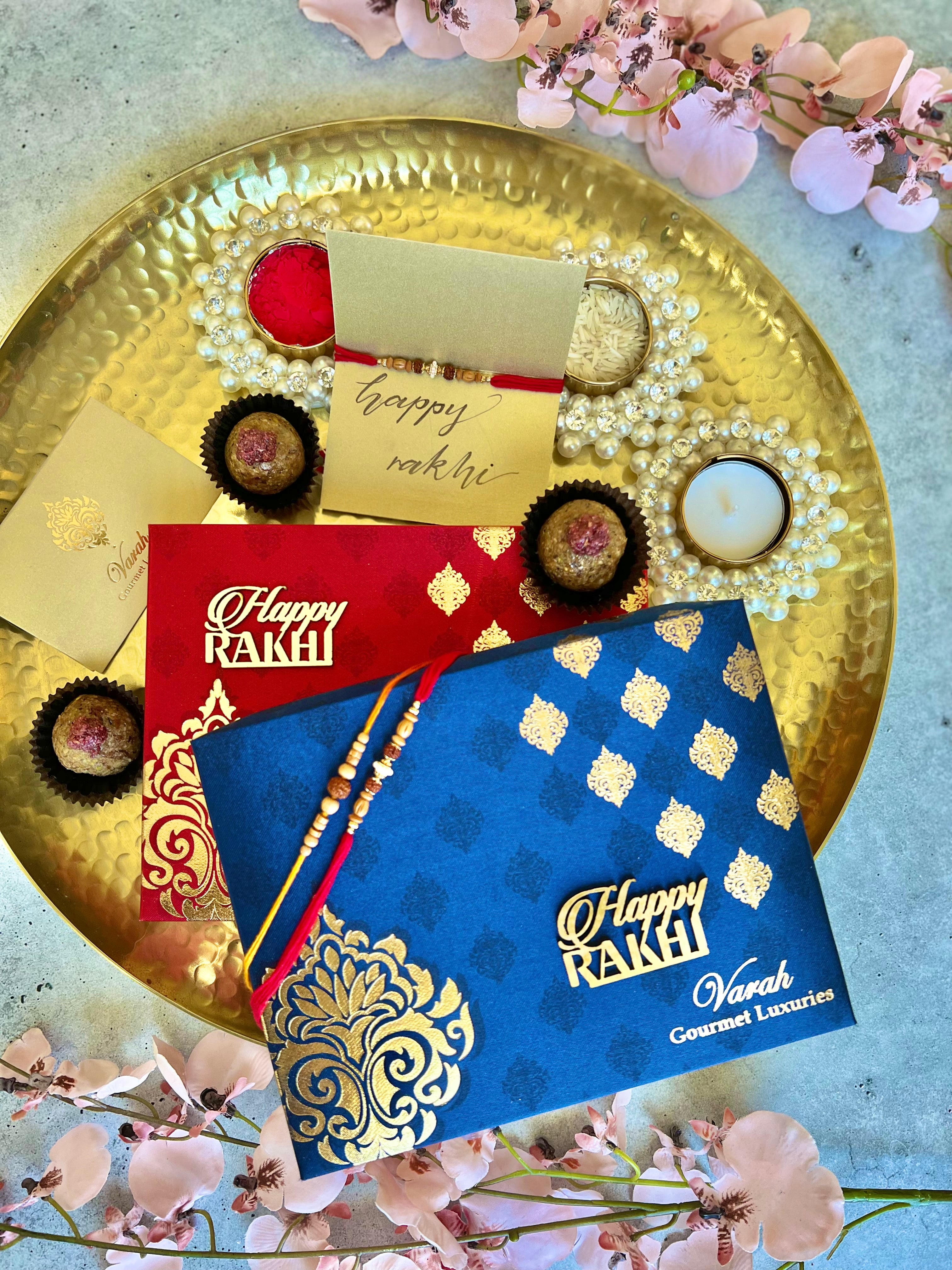 Rakhi - Fruit & Nut Bites Gift Box - Healthy Mithai