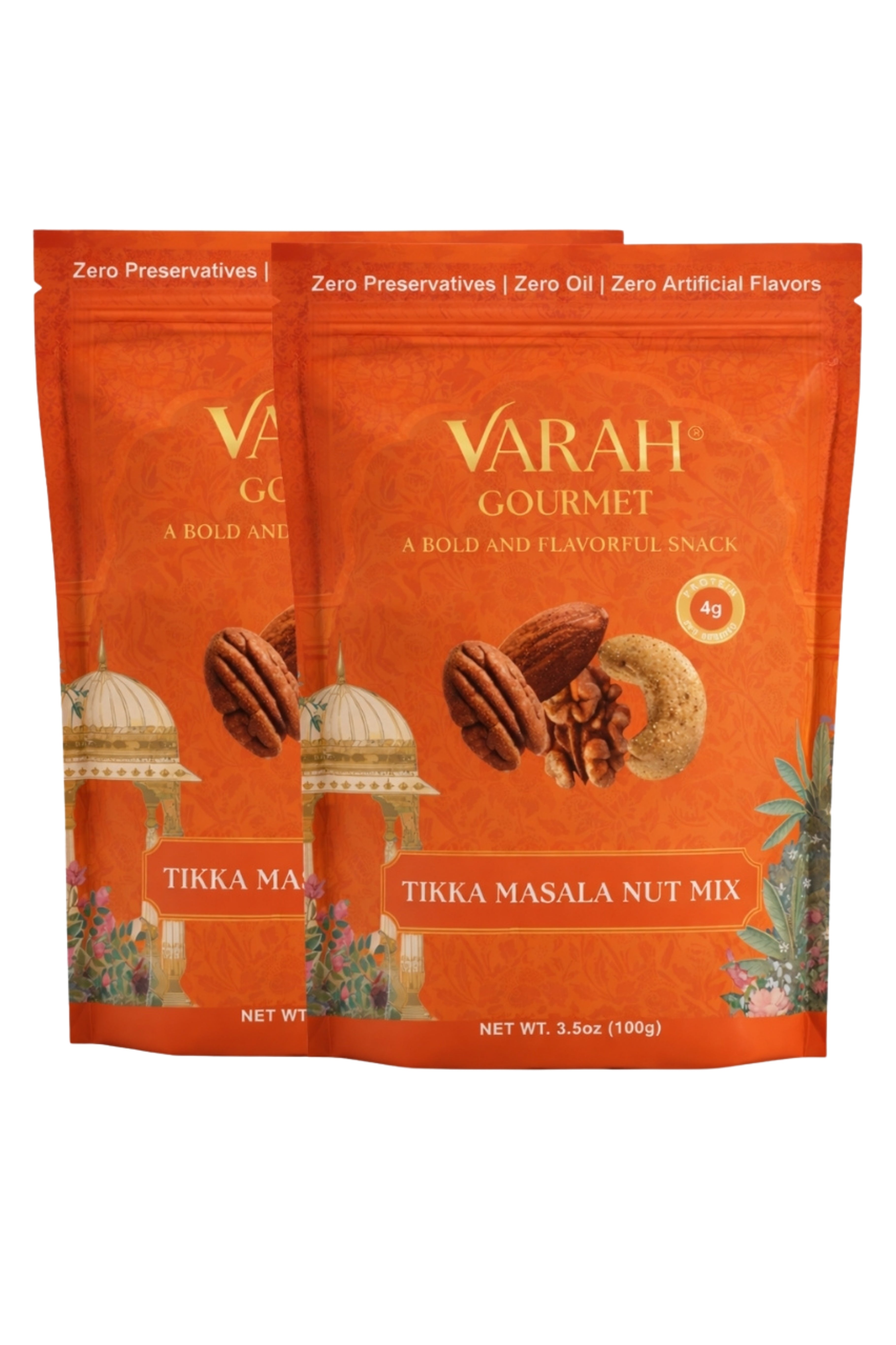 Tikka Masala Nut Mix - 2 Pack - Spiced Roasted Nuts