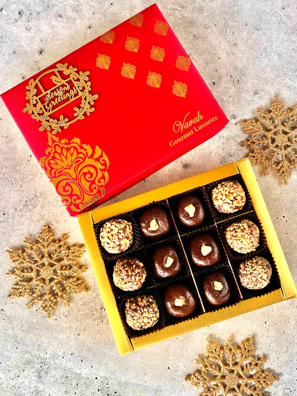 Choco Loco vegan chocolate fudge Holiday gift box
