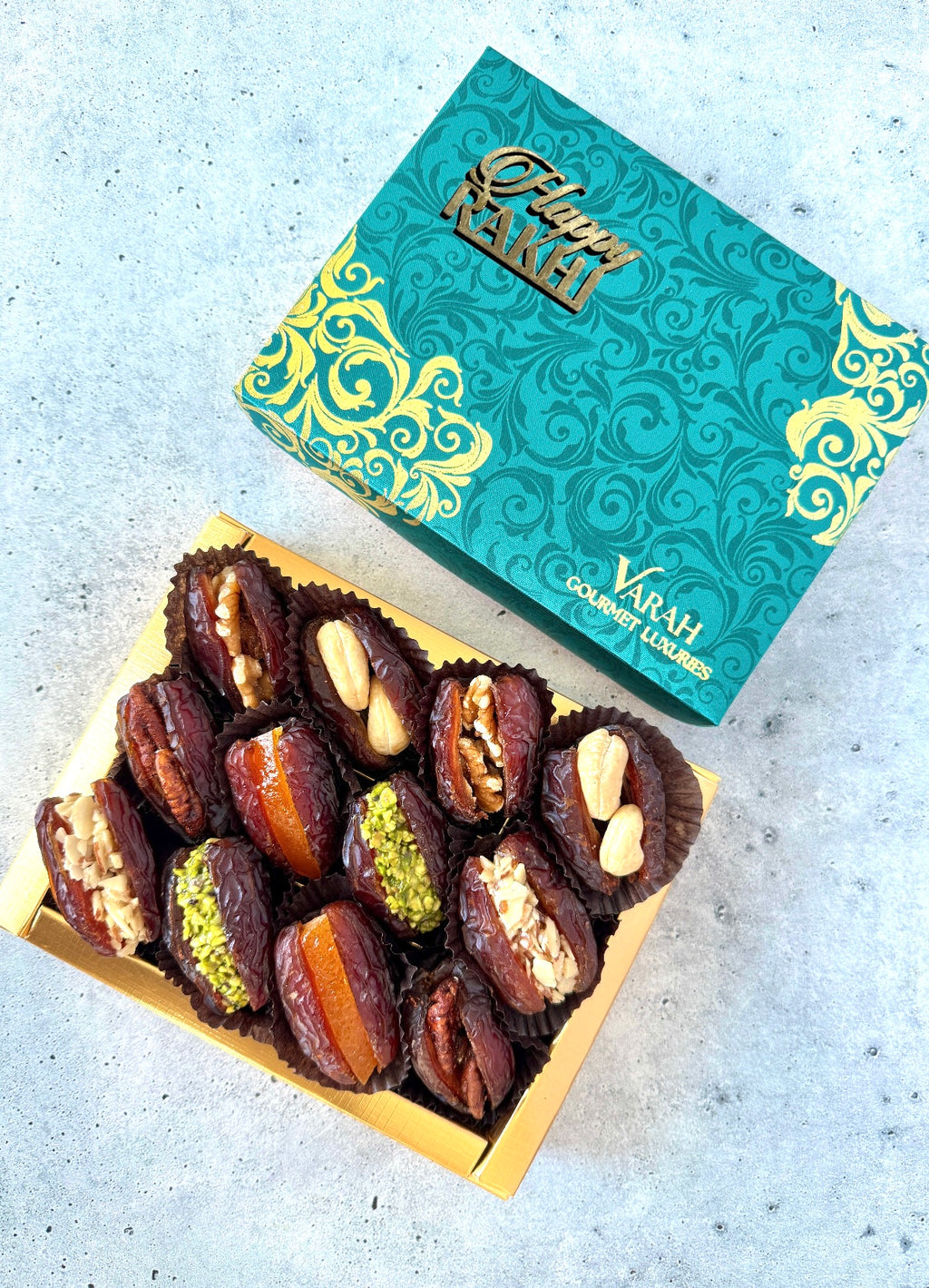 Rakhi - Premium Stuffed California Dates Gift Box