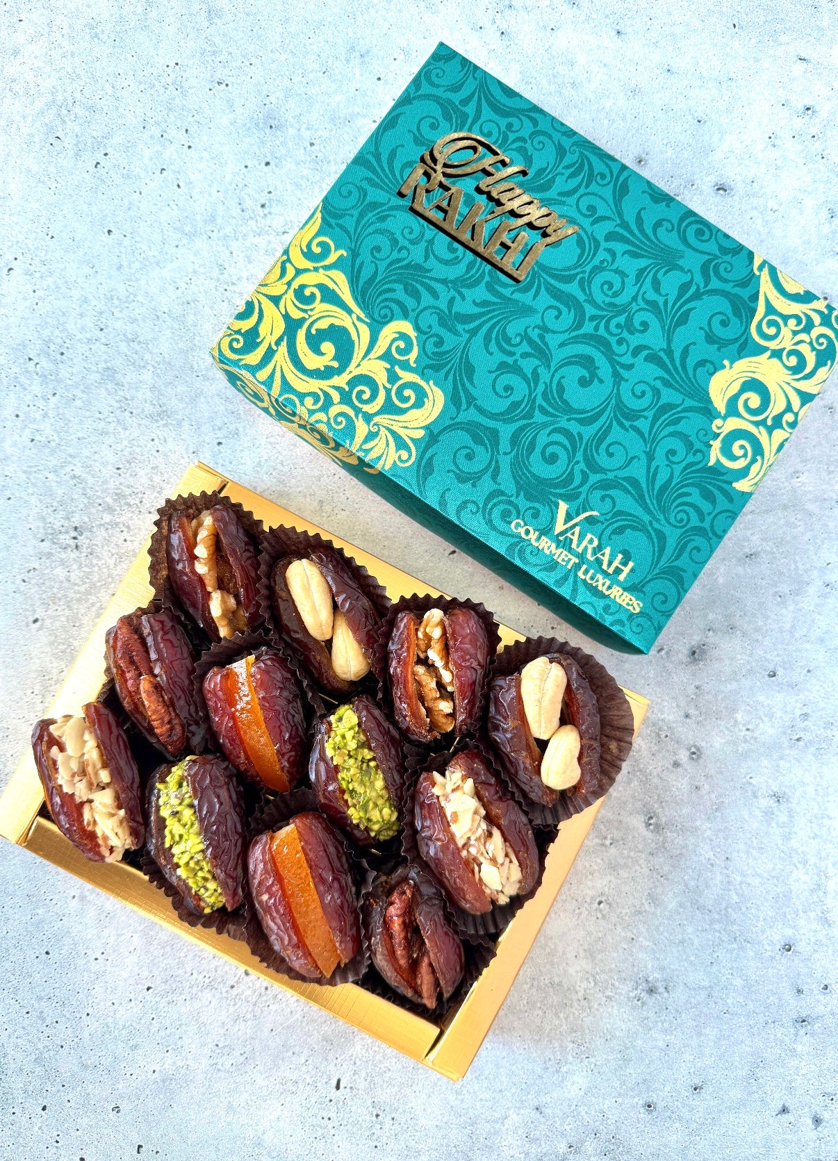 Rakhi - Premium Stuffed California Dates Gift Box