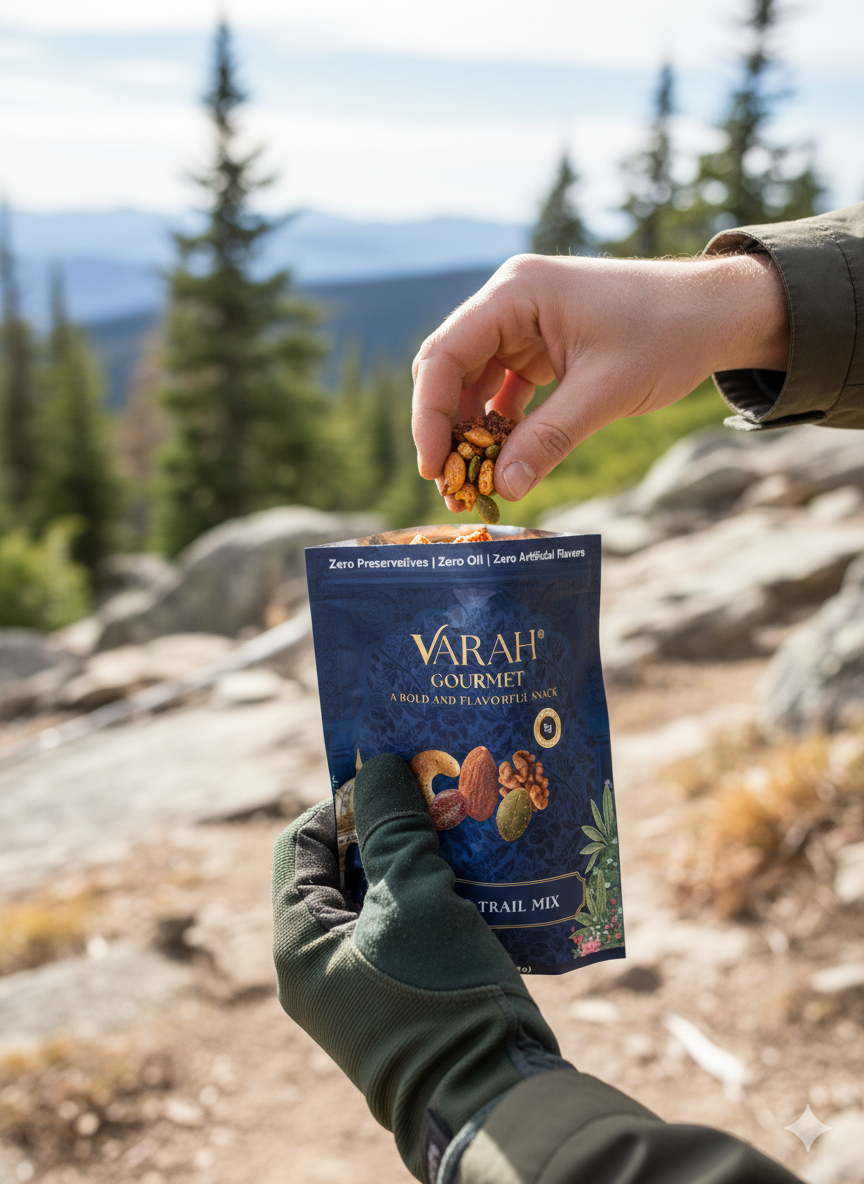 Masala Trail Mix - Savory Indian-Spiced Nuts & Seeds