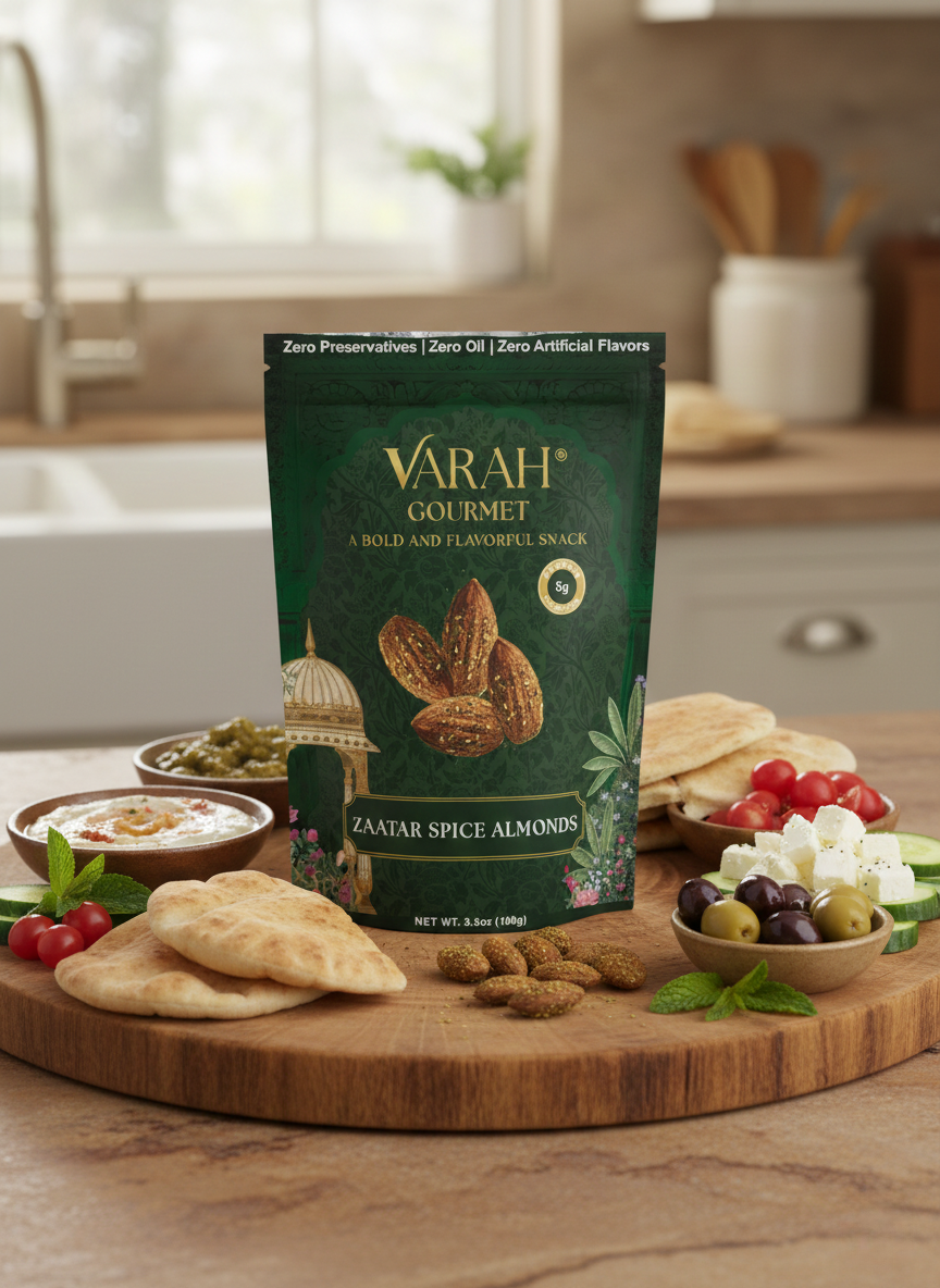 Zaatar Spice Almonds - Middle Eastern–Spiced Roasted Almonds
