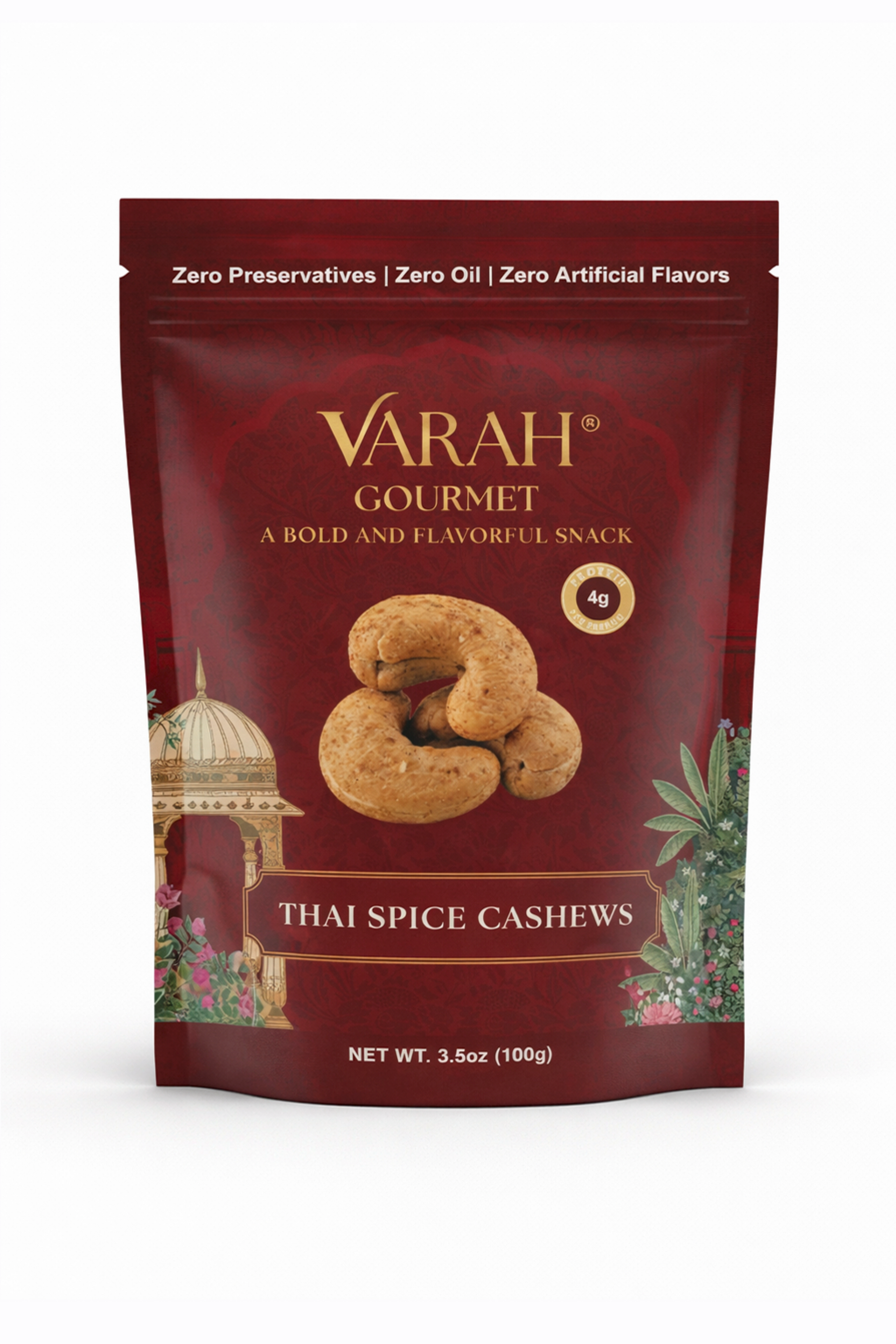 Thai Spice Cashews - Thai Red Curry–Inspired Roasted Cashews