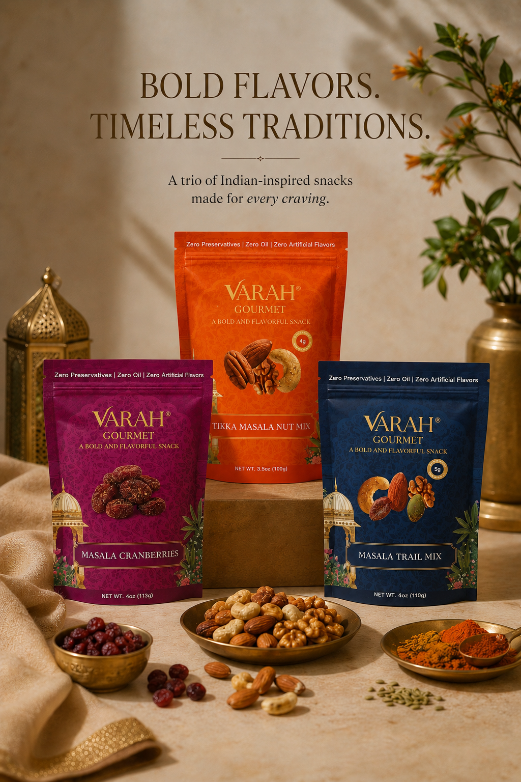 The Desi Snack Trio - Masala Mix Collection