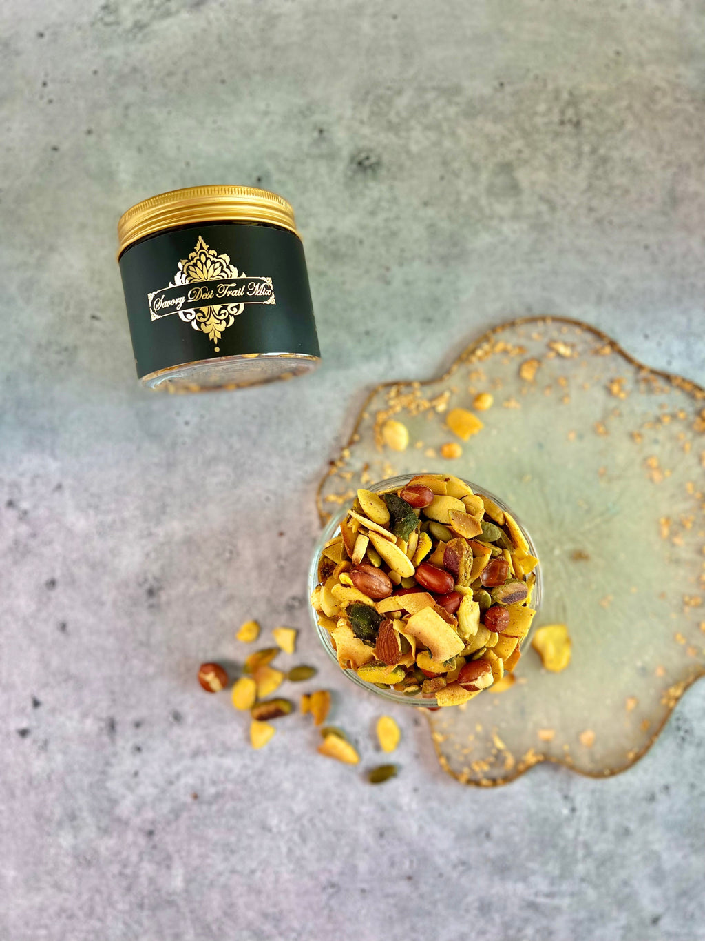 Savory Trail Mix snack jar