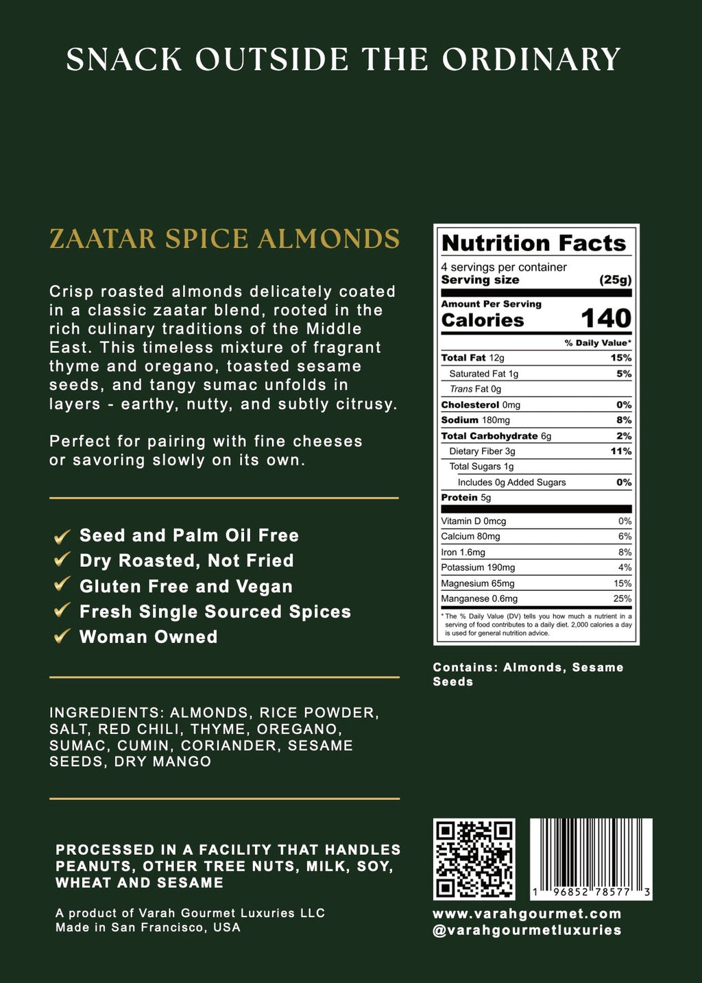 The Spice Route Trio - Global Snack Mixes